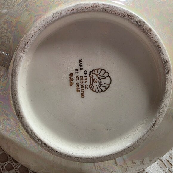 Vintage Fine China Tea Set With 22 K Gold Trim - Includes Teapot Creamer & Sugar - Picture 7 of 12